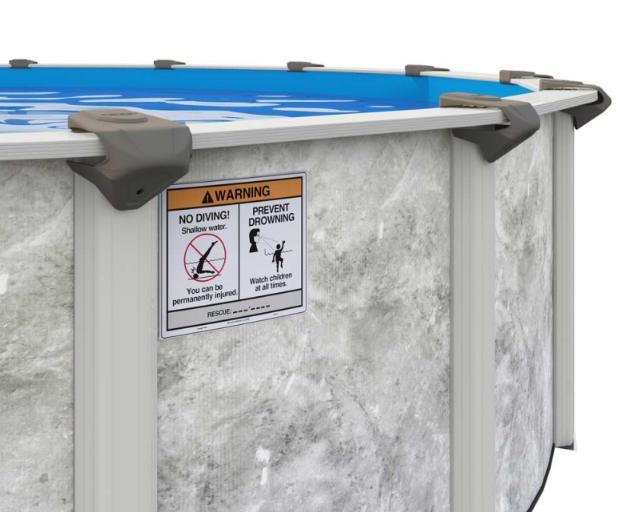 Embassy 33' Round Royal Retreat 52" Wall